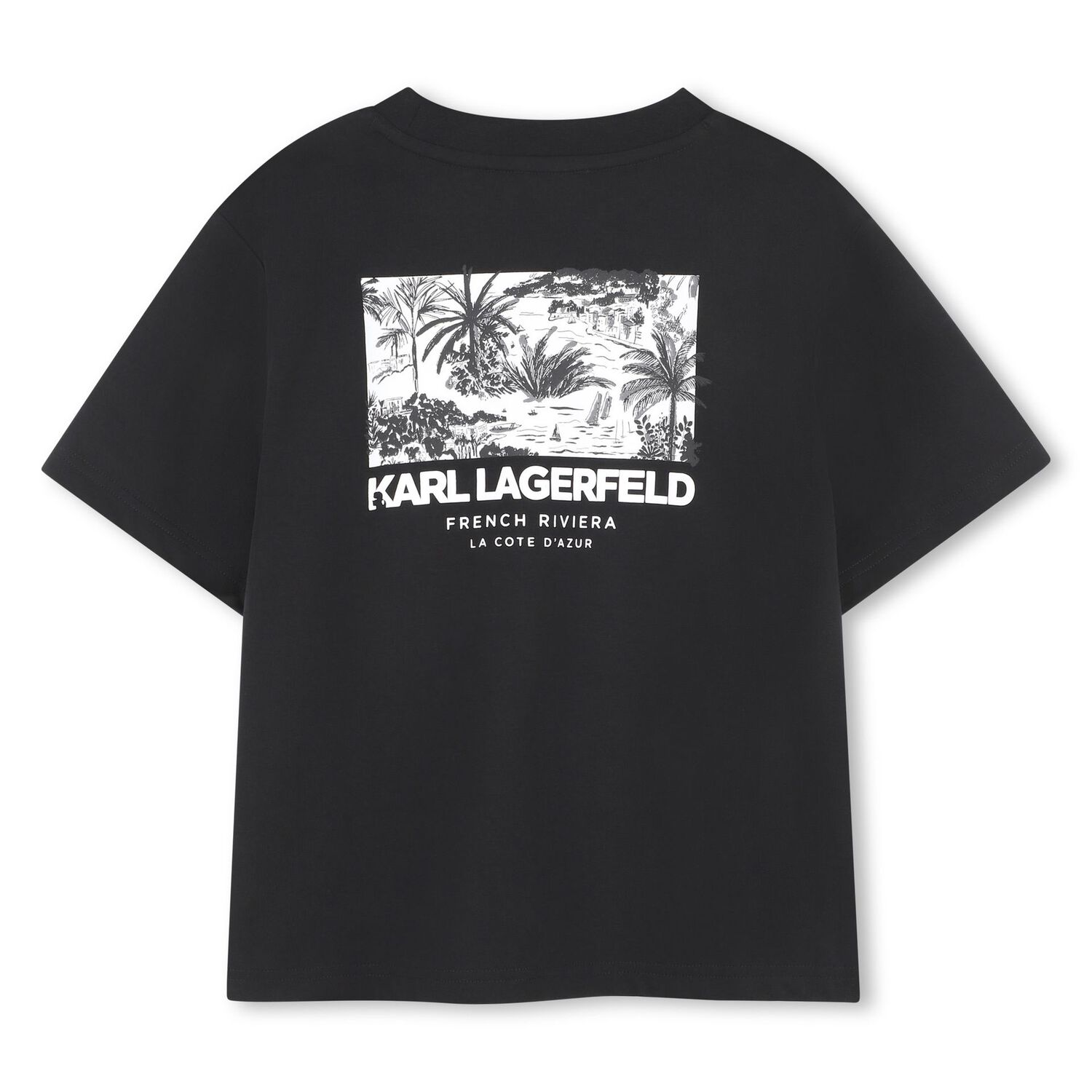 Boys Black Logo T-Shirt, 1, hi-res