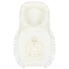 Baby Girls Ivory Carriage Nest, 1, hi-res