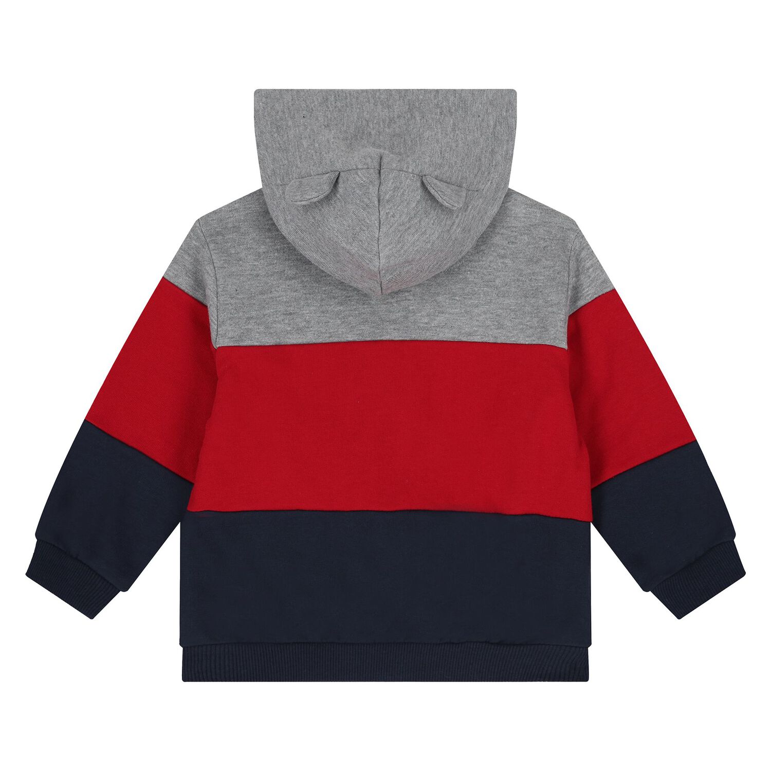 Younger Boys Grey, Red & Navy Blue 3-Piece Tracksuit, 3, hi-res image number null
