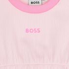 Baby Girls Pink Logo Dress Set, 1, hi-res