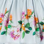 Girls Blue Floral Dress, 2, hi-res