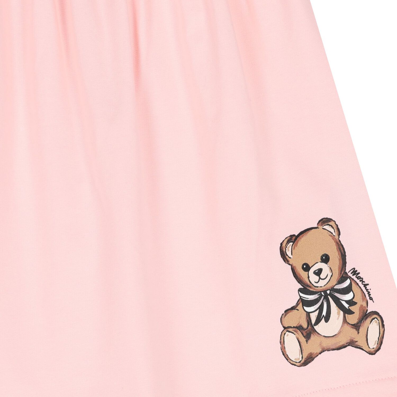 Girls Pink Teddy Bear Logo Skirt, 2, hi-res image number null