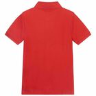 Boys Red Logo Polo Shirt, 2, hi-res
