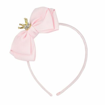 Girls Pink Bow Headband