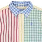 Baby Boys Multi-Coloured Gingham Shirt & Shorts Set , 1, hi-res