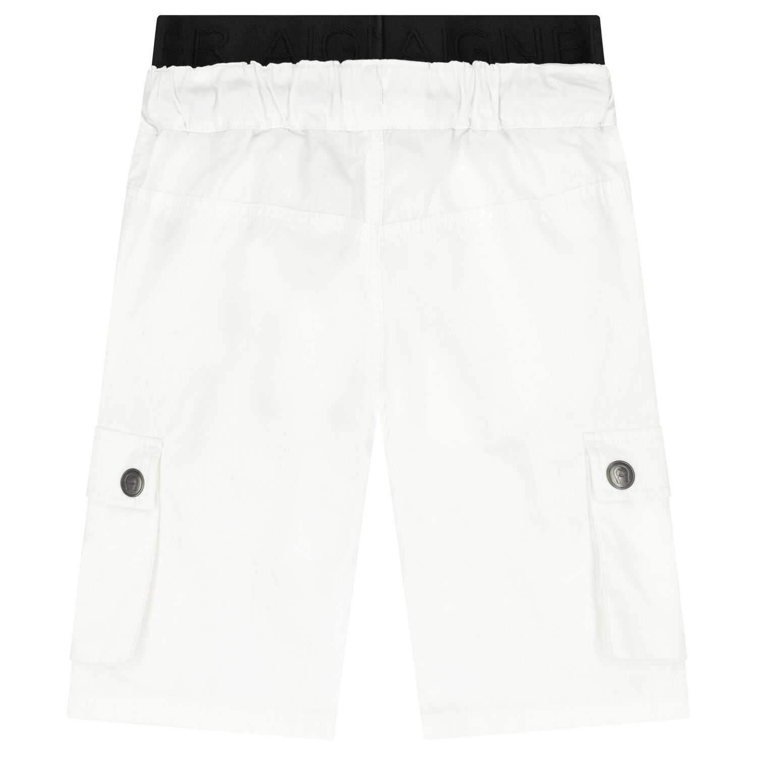 Boys White Logo Shorts, 1, hi-res image number null