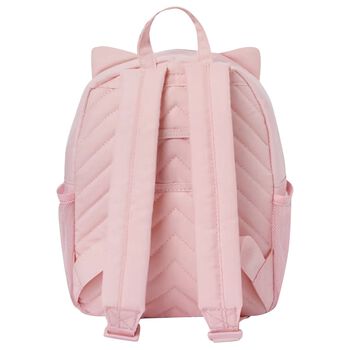 Girls Pink Cat Backpack
