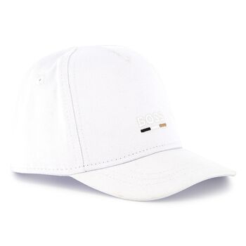 Baby Boys White Logo Cap