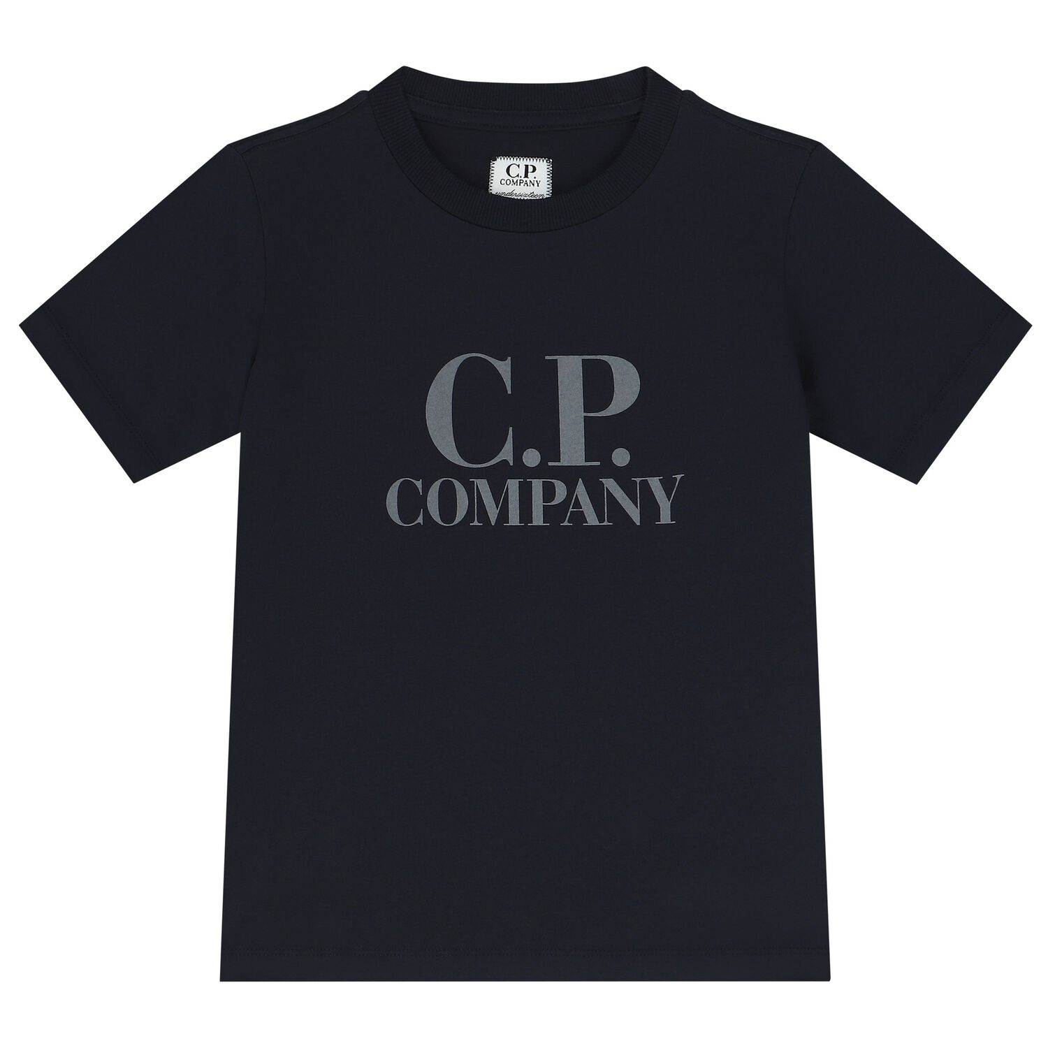 Boys Black Logo T-Shirt, 2, hi-res