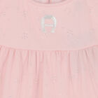 Girls Pink Logo Tulle Dress, 1, hi-res