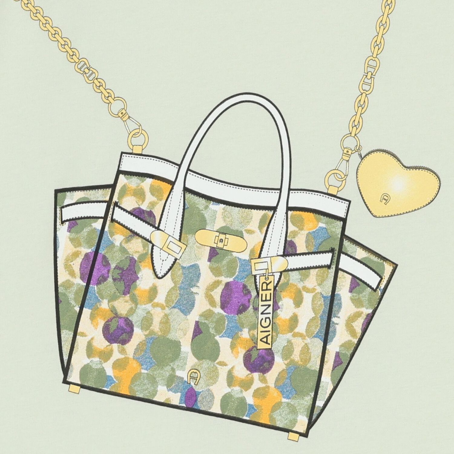 Girls Green Crossbody Bag Dress, 3, hi-res