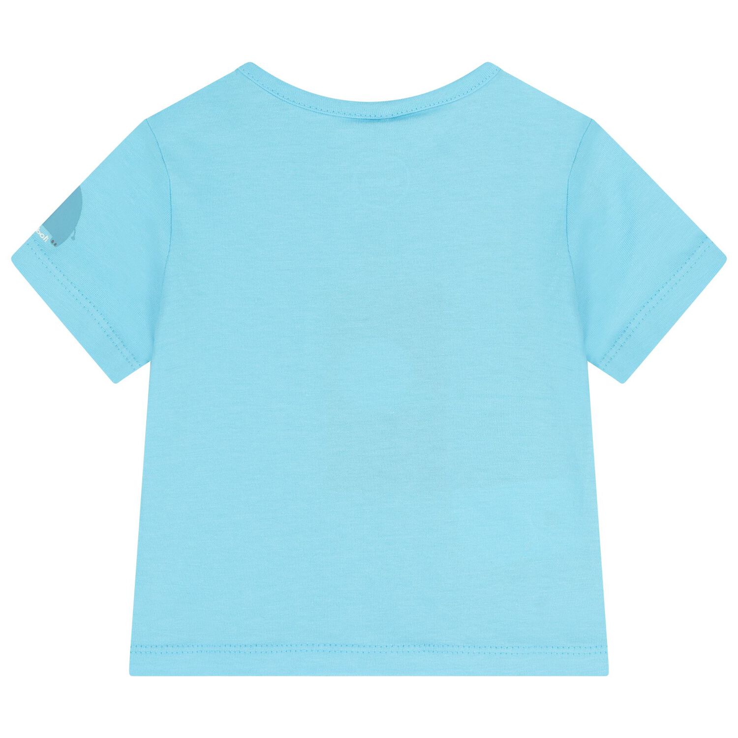 Baby Boys Turquoise & White Dungaree Set, 1, hi-res