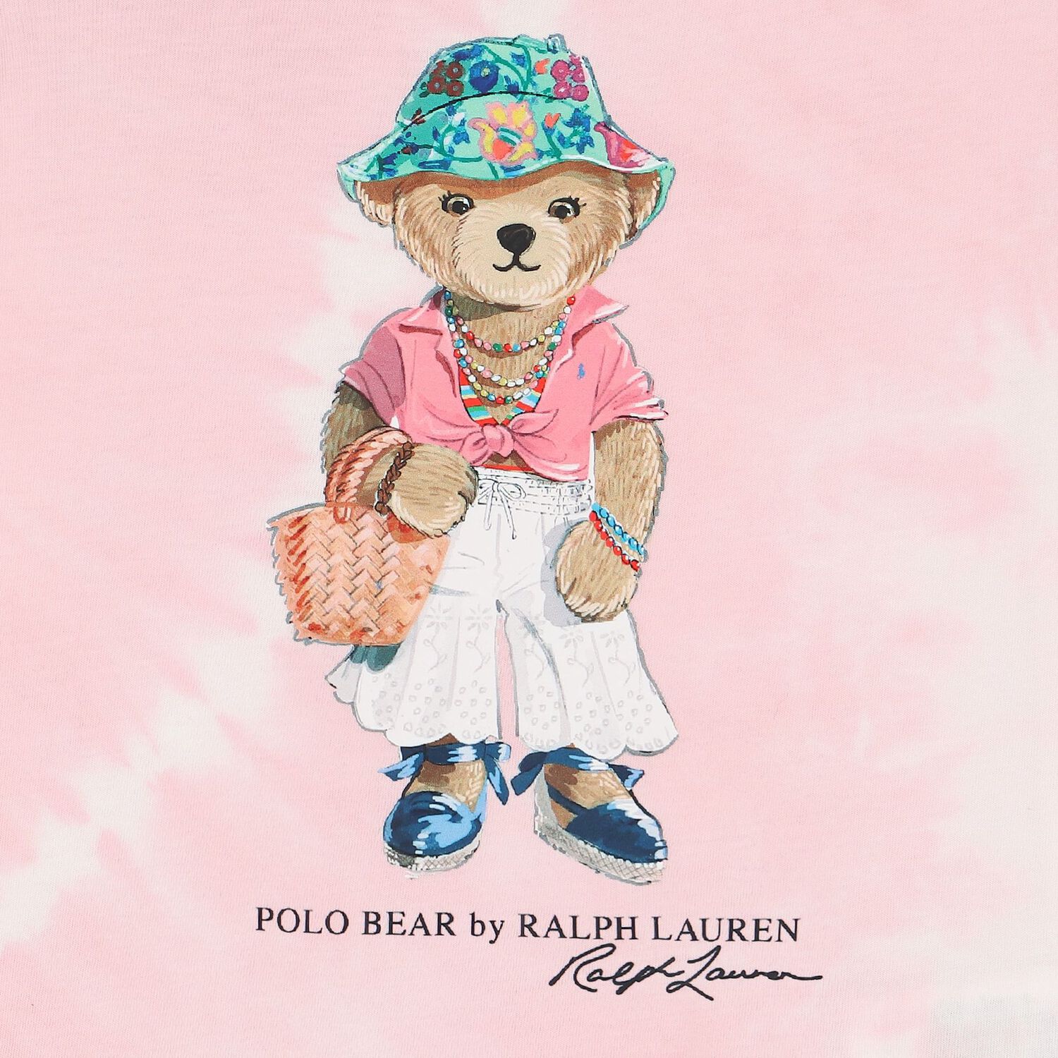 Girls Pink Polo Bear T-Shirt, 1, hi-res image number null
