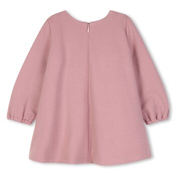 Younger Girls Pink Ruffled Dress