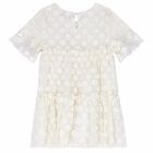 Girls Ivory Special Occasion Dress, 1, hi-res