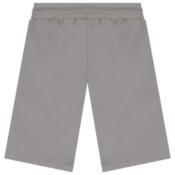 Boys Grey Logo Shorts
