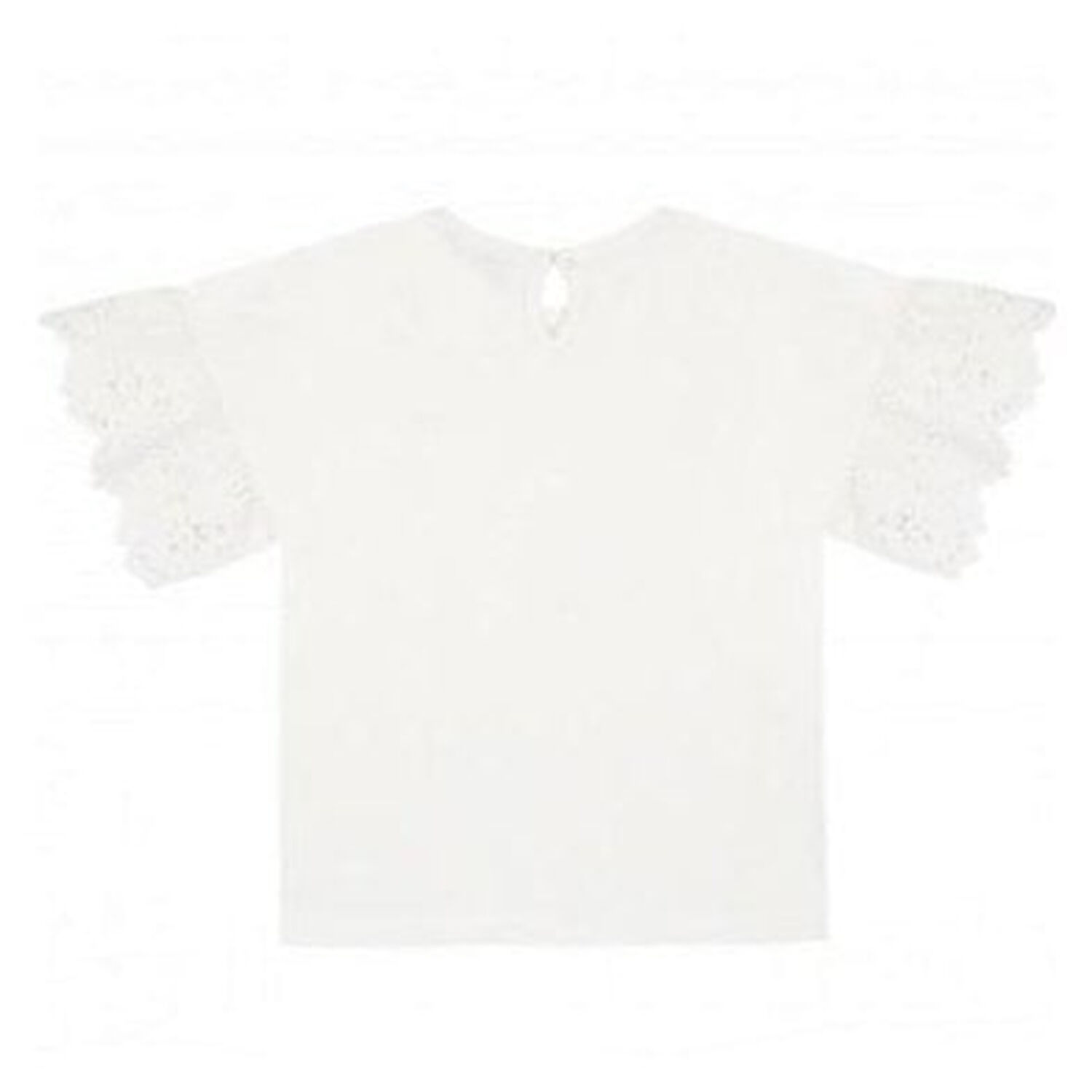 Girls Ivory Lace Top, 1, hi-res image number null