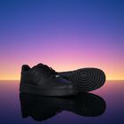 Black Air Force 1 Trainers, 1, hi-res