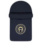 Baby Boys Navy Blue & Gold Logo Nest, 2, hi-res