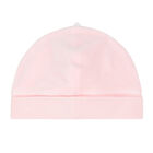Baby Girls Pink Logo Hat, 3, hi-res