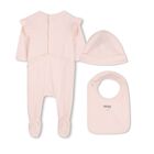 Baby Girls Pink Tiger Babygrow Gift Set, 1, hi-res