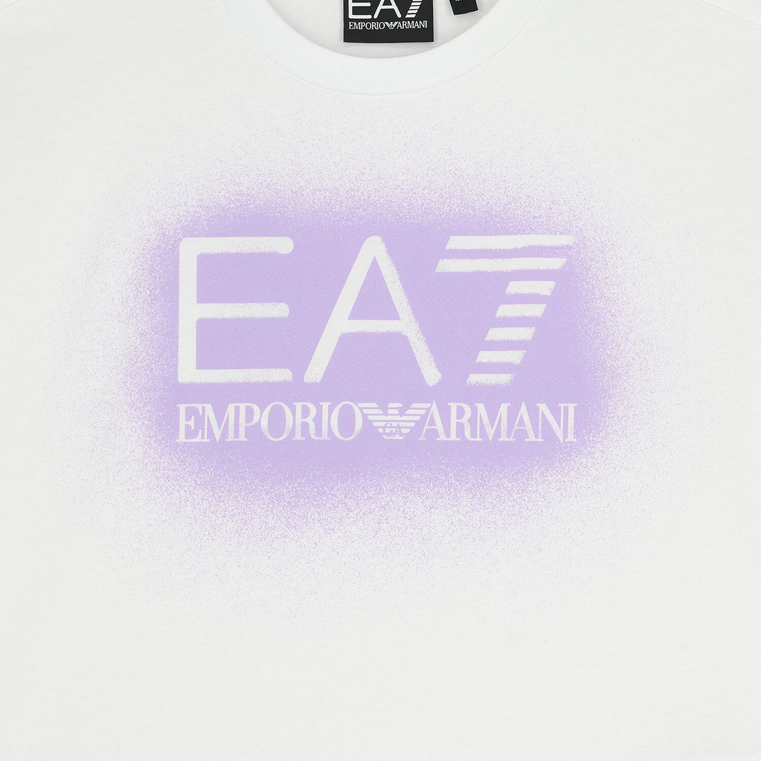 Girls White & Purple Logo T-Shirt, 1, hi-res