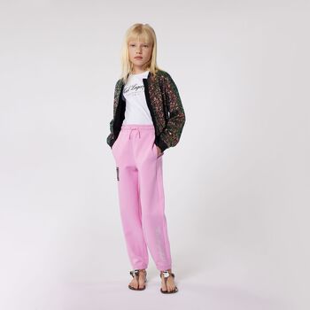 Girls White Logo T-Shirt