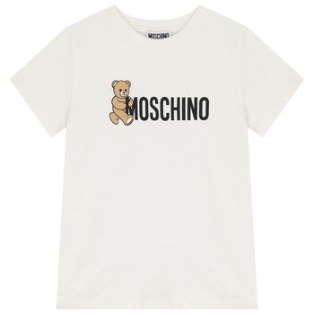 Ivory Teddy Bear Logo T-Shirt