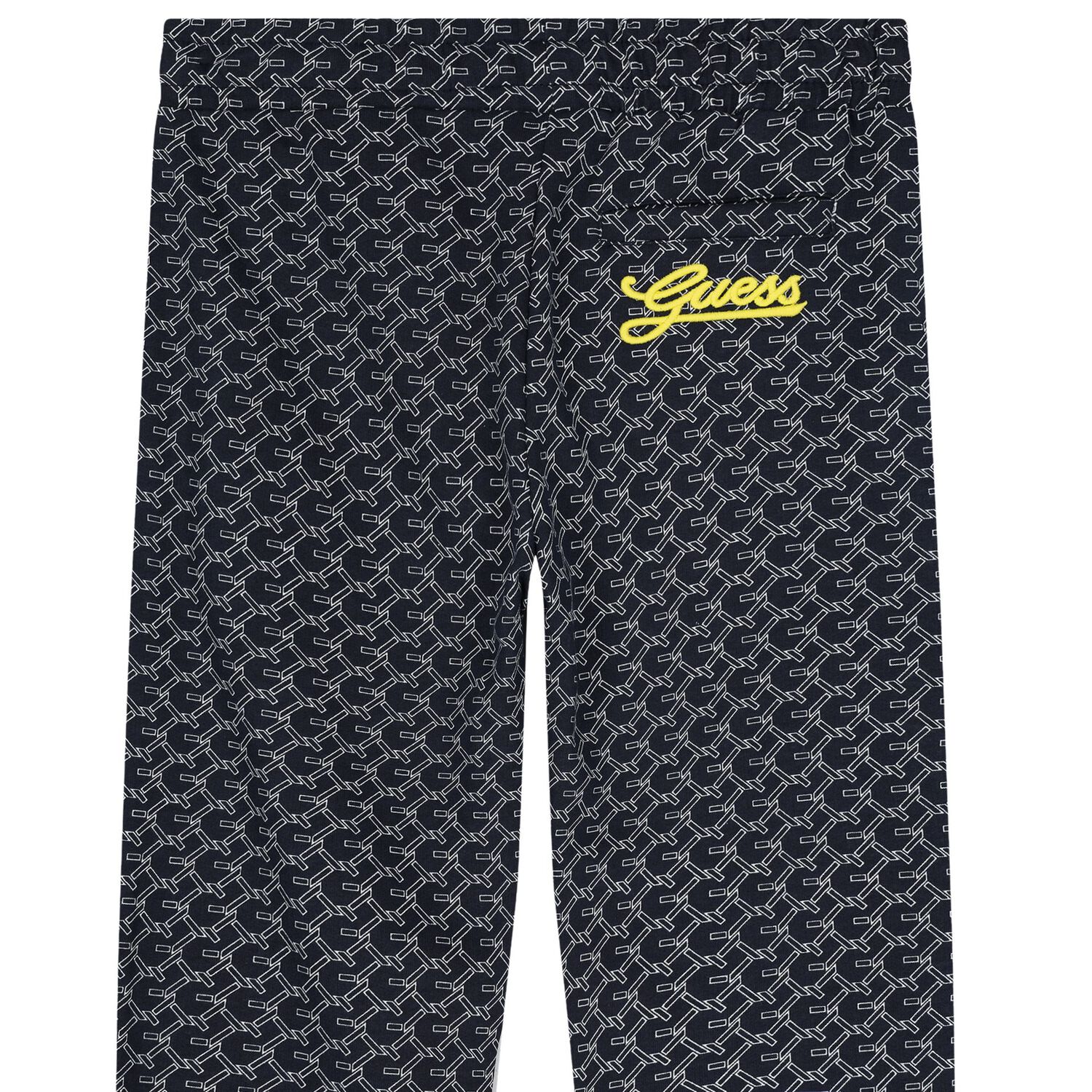 Boys Navy Blue Logo Joggers, 1, hi-res