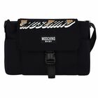 Black Teddy Logo Baby Changing Bag , , hi-res