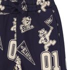 Boys Navy Blue Lion & Tiger Joggers, 1, hi-res