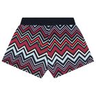 Girls Multi-Coloured Zig Zag Shorts Set, 1, hi-res