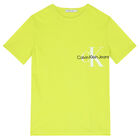 Boys Neon Green Logo T-Shirt, 1, hi-res