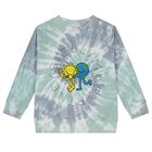 Boys Blue & Green Tie-Dye Sweatshirt, 1, hi-res