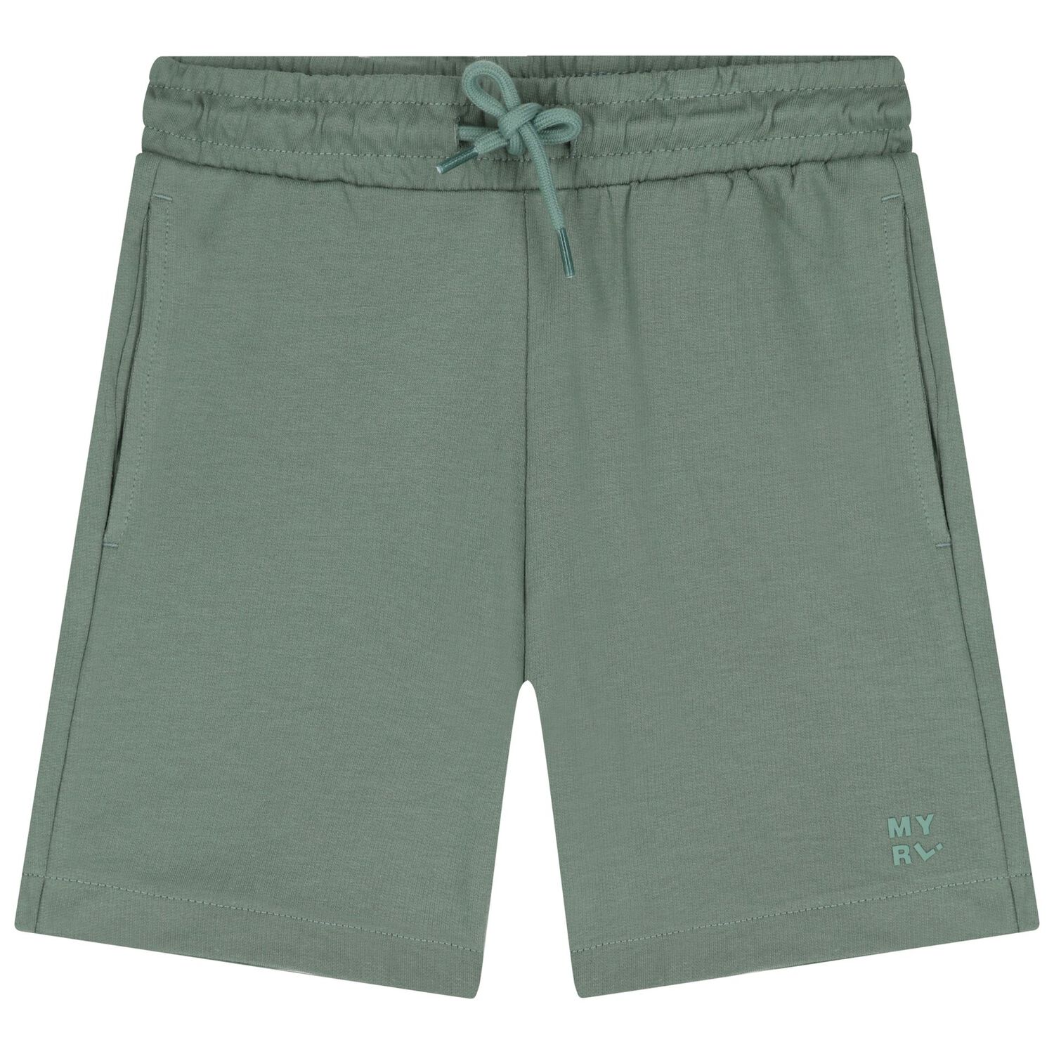 Boys Ivory & Green Shorts Set, 1, hi-res