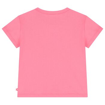 Girls Pink Sequin T-Shirt