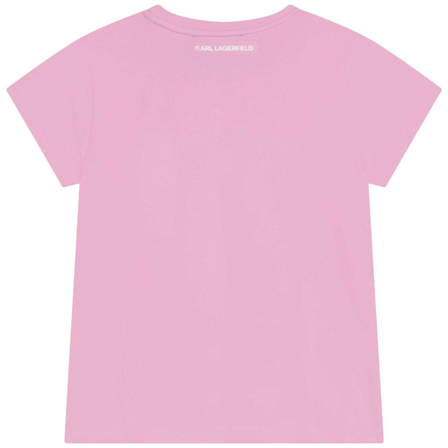 Girls Pink Choupette Logo T-Shirt, 1, hi-res