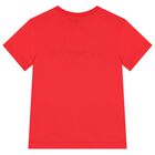 Boys Red Logo T-Shirt, 2, hi-res