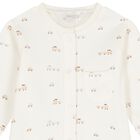 Beige & White Train Babygrows ( 2-Pack ), 1, hi-res