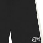 Boys Black Logo Shorts, 1, hi-res