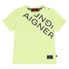 Younger Boys Green Logo T-Shirt, 3, hi-res