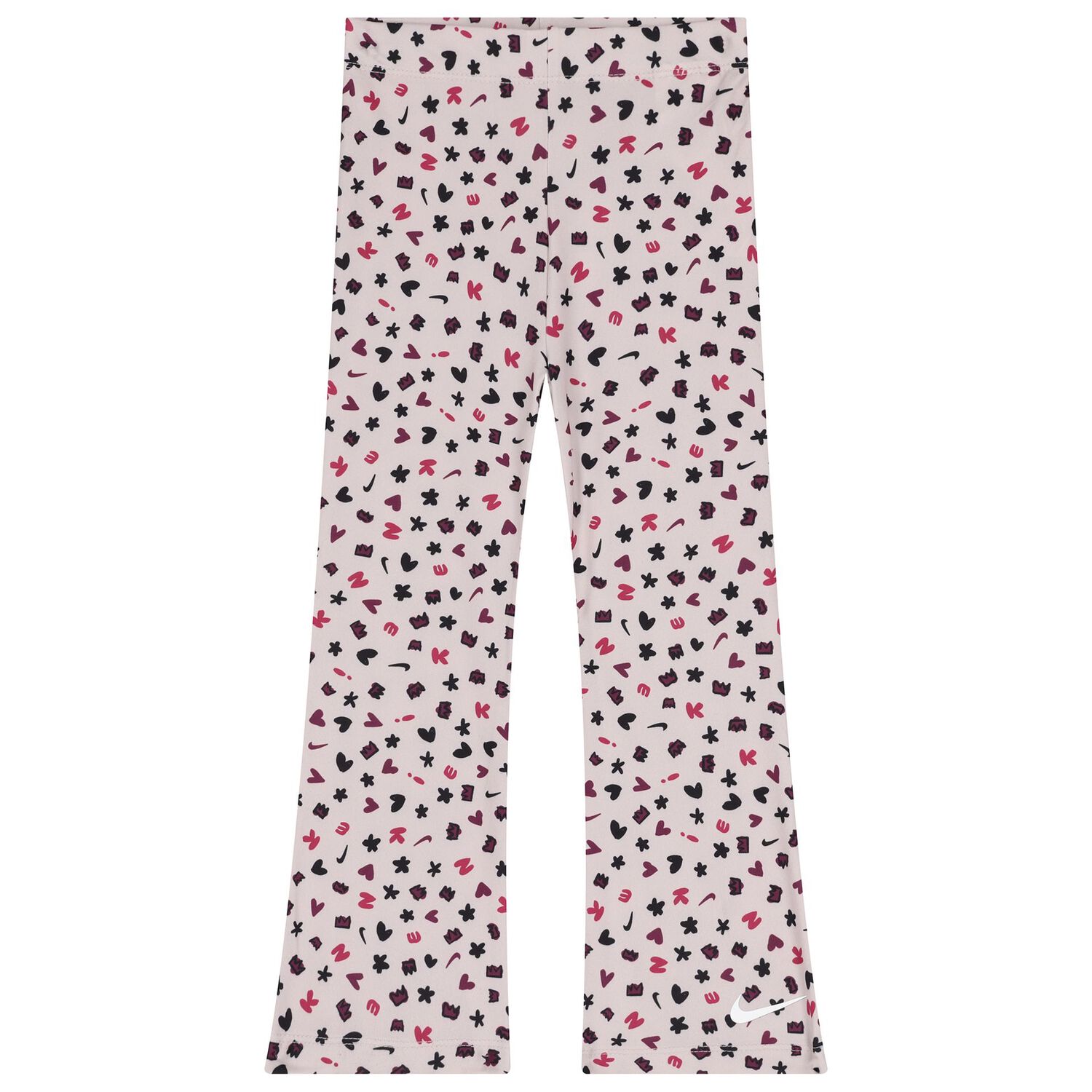 Younger Girls Pink Logo Trousers Set, 1, hi-res