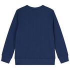 Boys Blue Logo Sweatshirt, 1, hi-res