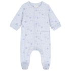 Baby Boys Blue Logo Babygrow, 2, hi-res