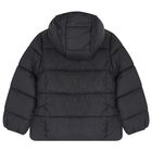Girls Black Puffer Jacket, 1, hi-res