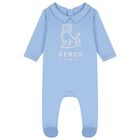 Blue Tiger Logo Babygrows ( 2 Pack ) , 2, hi-res