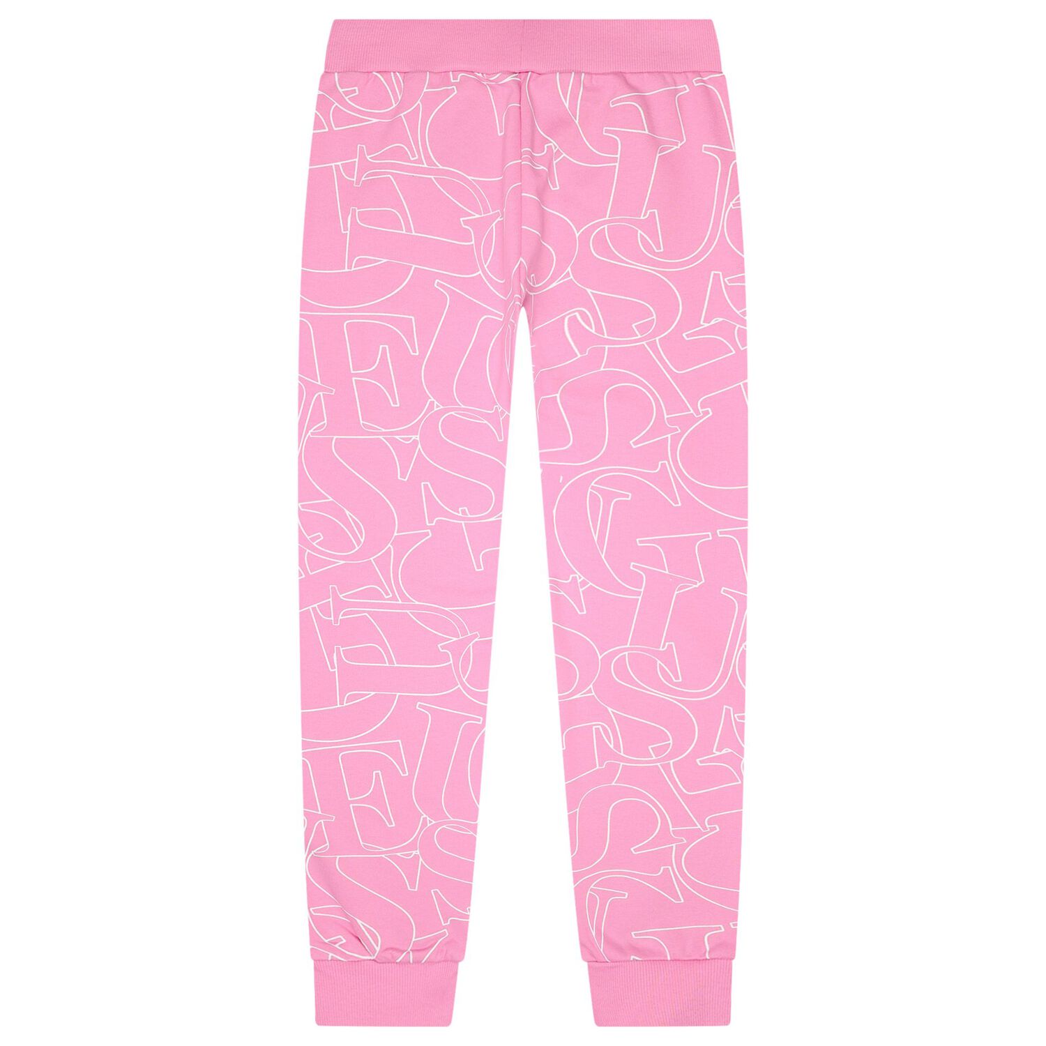 Girls Pink Logo Joggers, 1, hi-res