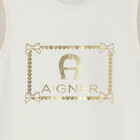 Girls Ivory Tulle Logo Top, 1, hi-res