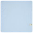 Baby Boys Blue Teddy Bear Logo Blanket, 3, hi-res