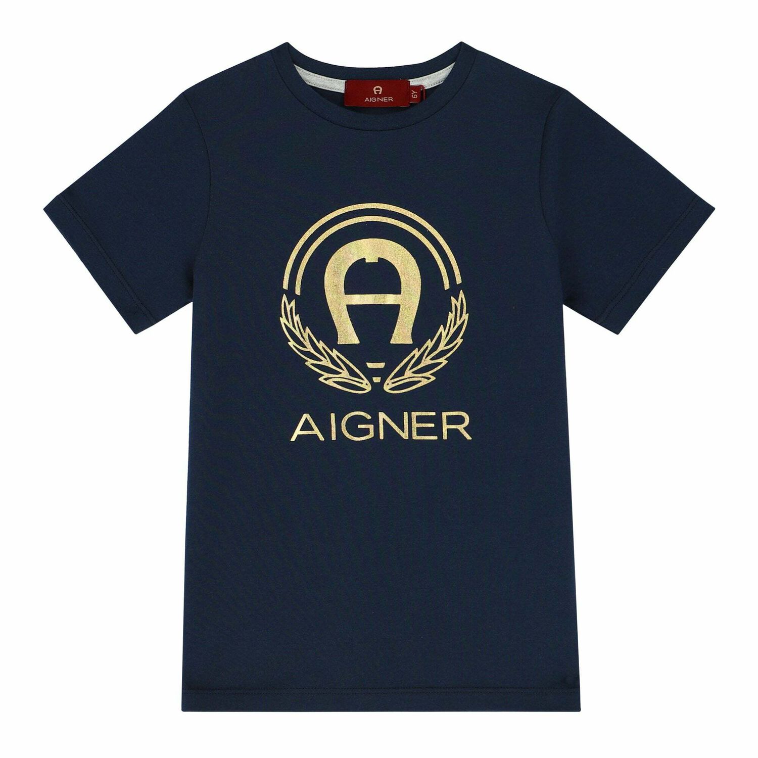 Boys Navy & Grey Logo Pyjamas, 1, hi-res